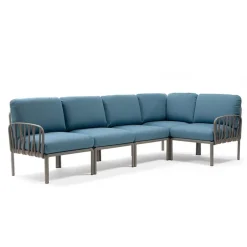 Komodo Canapé modulable d'extérieur 5 places