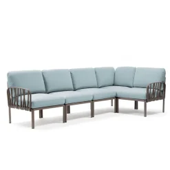 Komodo Canapé modulable d'extérieur 5 places