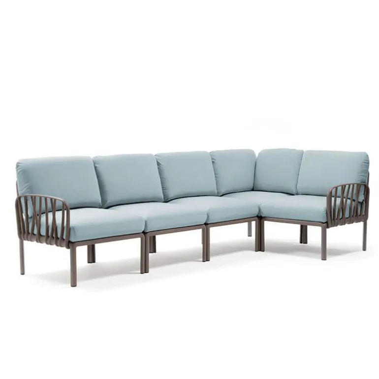 Komodo Canapé modulable d'extérieur 5 places