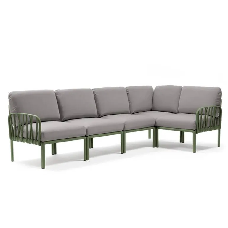 Komodo Canapé modulable d'extérieur 5 places