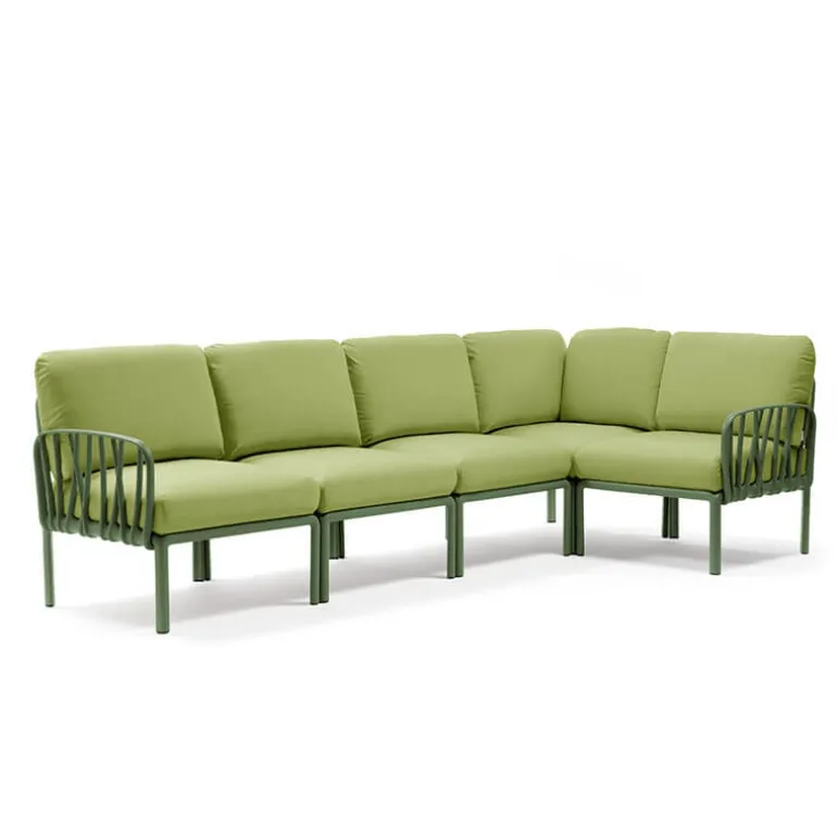 Komodo Canapé modulable d'extérieur 5 places