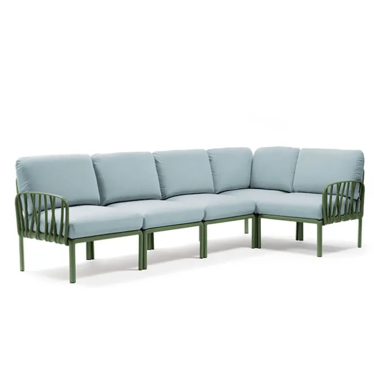 Komodo Canapé modulable d'extérieur 5 places