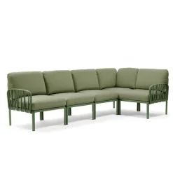 Komodo Canapé modulable d'extérieur 5 places