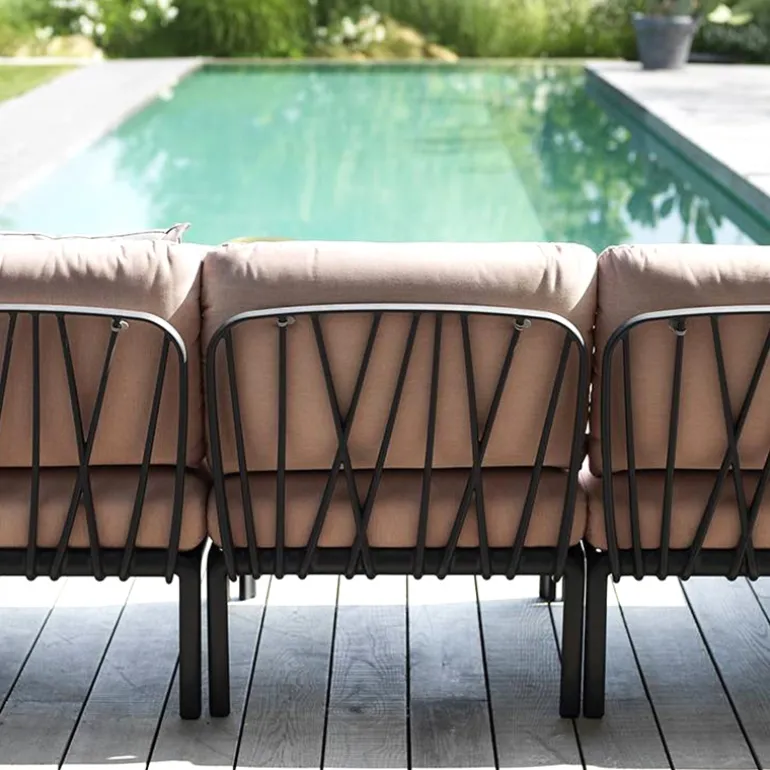 Komodo Canapé modulable d'extérieur 5 places