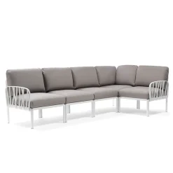 Komodo Canapé modulable d'extérieur 5 places