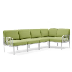 Komodo Canapé modulable d'extérieur 5 places