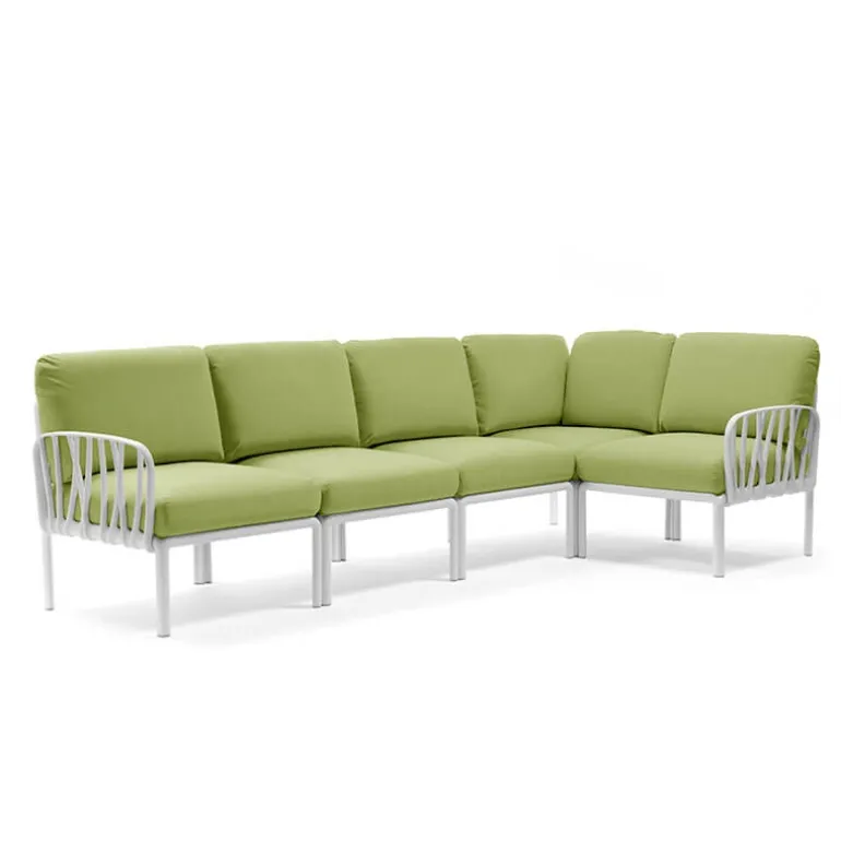 Komodo Canapé modulable d'extérieur 5 places
