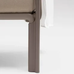 Komodo ombra 3 Canapé de jardin 3 places avec voile d'ombrage fabriqué en Italie