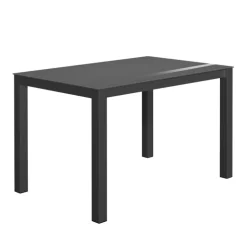 Kyoto bar Table snack moderne en verre et métal