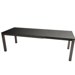 Kyoto Table contemporaine extensible en céramique et métal