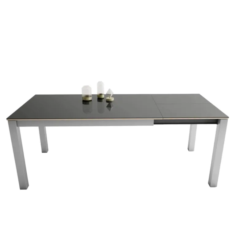 Kyoto Table rectangulaire en verre extensible