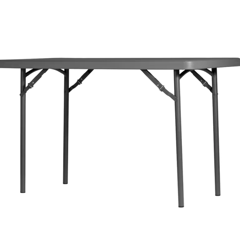 L120 Table pliante rectangulaire gris foncé