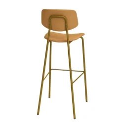 Lago Tabouret de bar style vintage rembourré en simili