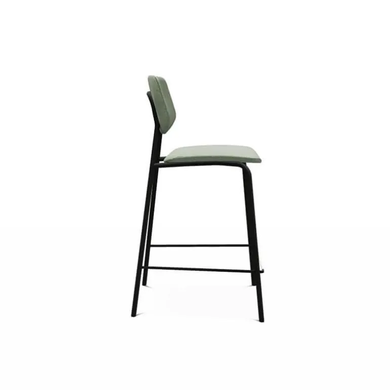 Lago Tabouret snack en tissu inspiration rétro fabriqué en Belgique