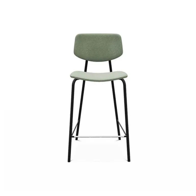 Lago Tabouret snack en tissu inspiration rétro fabriqué en Belgique