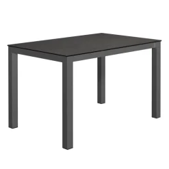 Lakera Table snack en Dekton rectangulaire avec pieds en métal
