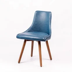 Lars Chaise confortable avec pieds en bois