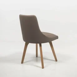 Lars Chaise de salle à manger vintage avec pieds en bois