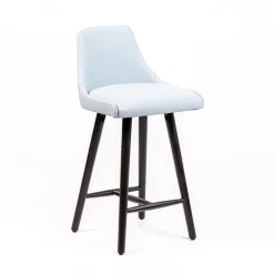 Lars Tabouret snack rembourré avec pieds bois