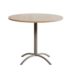 Laser Table ronde de cuisine en stratifié