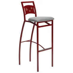 Liane Carrier® Tabouret de bar en synthétique et métal