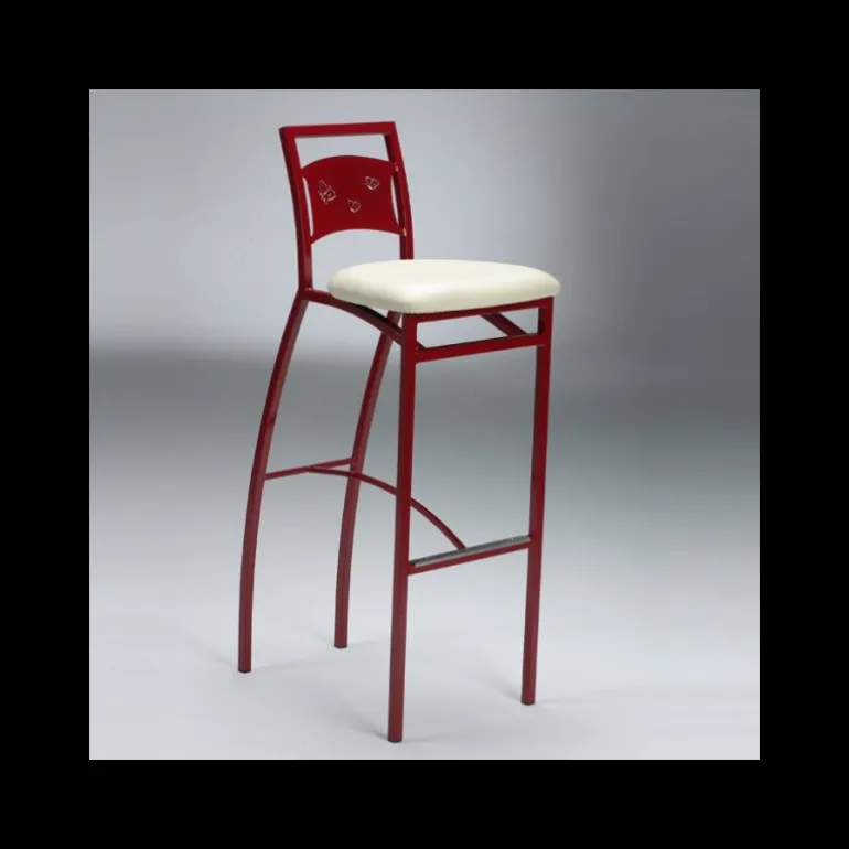 Liane Carrier® Tabouret de bar en synthétique et métal