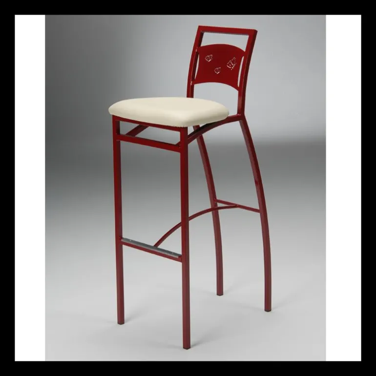 Liane Carrier® Tabouret de bar en synthétique et métal