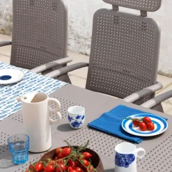 Libeccio Table de jardin extensible en polypropylène et aluminium