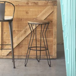 Lisboa Tabouret haut sans dossier design industriel