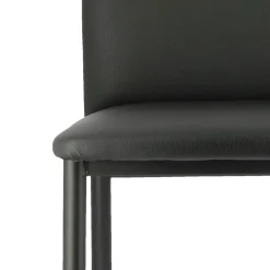 Loft Tabouret snack contemporain en simili et métal