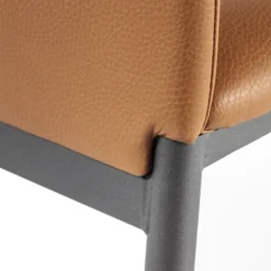 Loft Tabouret snack contemporain en simili et métal