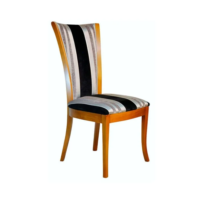 Lou Chaise de style en tissu fabriquée en France