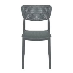 Lucy Chaise de jardin en polypropylène micro perforé