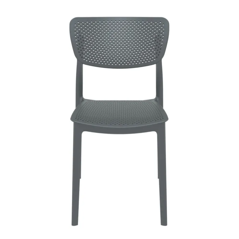 Lucy Chaise moderne en polypropylène micro perforé