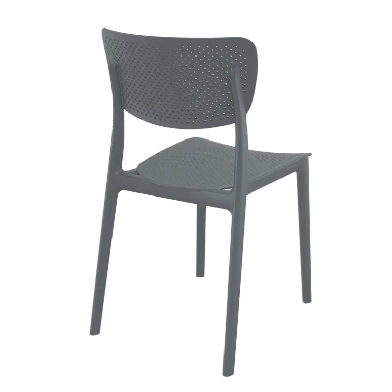 Lucy Chaise moderne en polypropylène micro perforé