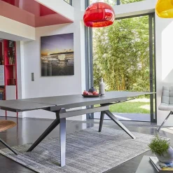 Luna Table extensible de salle à manger design en céramique