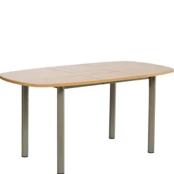 Lustra Table de cuisine en stratifié avec allonge