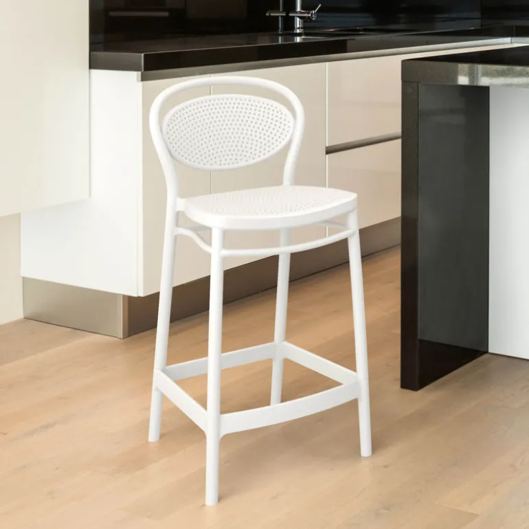 Marcel Tabouret snack moderne en polypropylène