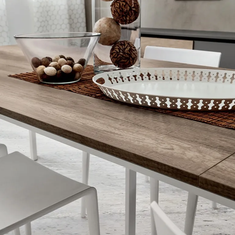 Mario Grande table extensible rectangulaire en stratifié