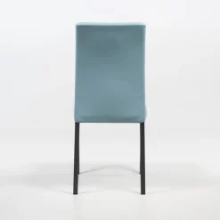 Marion H Chaise de salle à manger contemporaine en synthétique et métal