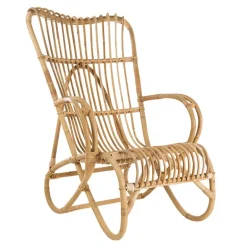 MarlèneFauteuil en rotin vintage