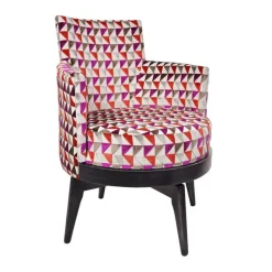 Mathis Fauteuil pivotant Art Déco Made in France