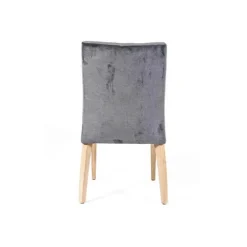 Matias 2 stack Chaise empilable confortable de salle à manger en tissu