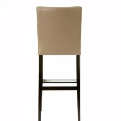 Matias 2 Tabouret de bar matelassé en bois et synthétique