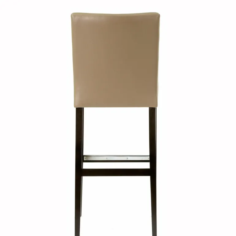 Matias 2 Tabouret de bar matelassé en bois et synthétique