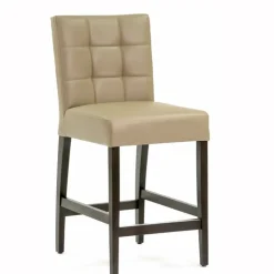 Matias 2 Tabouret snack en synthétique et bois