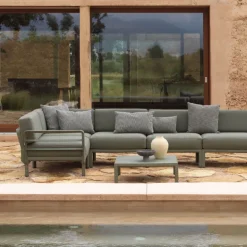 Maximo Canapé de jardin modulable 5 places