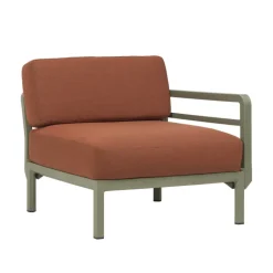 Maximo elemento Fauteuil de jardin équipé d'un accoudoir configurable