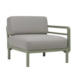 Maximo elemento Fauteuil de jardin équipé d'un accoudoir configurable