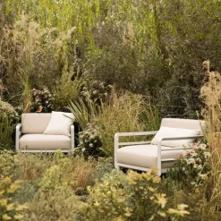 Maximo Fauteuil de jardin relax modulable avec accoudoirs